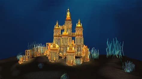 ARIEL UNDERWATER CASTLE 🐠 Sims 4 Speed Build - YouTube