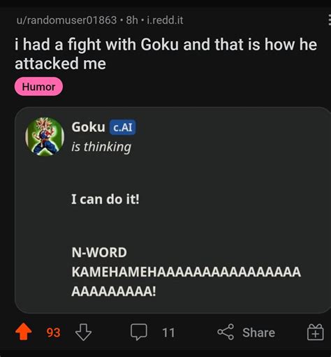 goku invents a new kamekameha : r/Ningen