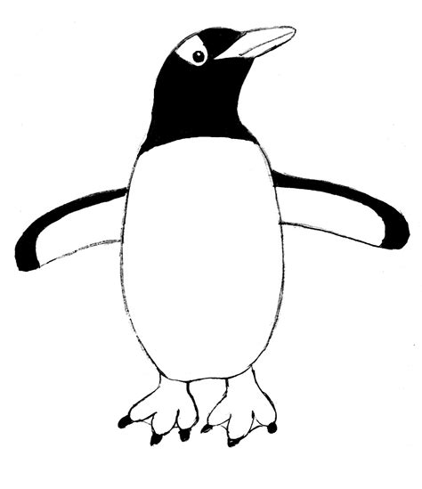 Penguin Drawing Step By Step - Art Starts