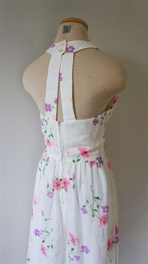 VINTAGE Spring Flower 70s Dress - Etsy