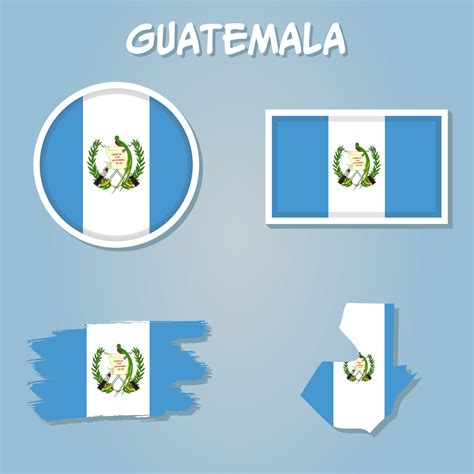 Map of Guatemala, Flag of Guatemala on it. 21989898 Vector Art at Vecteezy