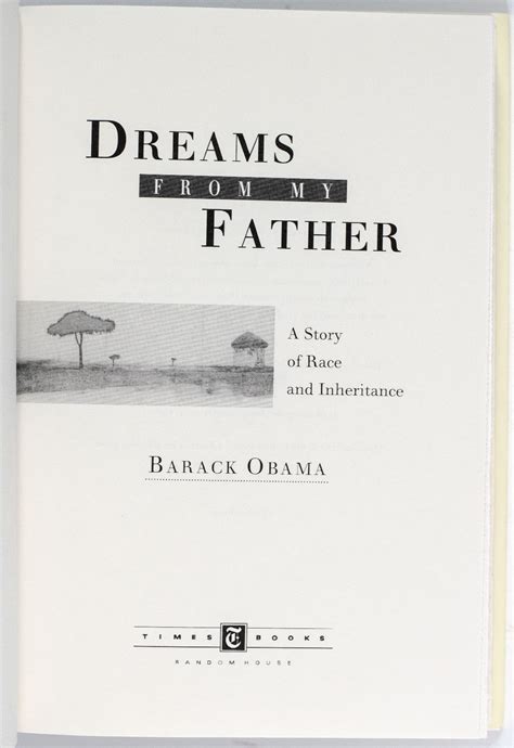 Dreams From My Father Barack Obama First Edition Signed Rare