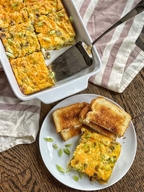 Hearty Western Omelet Egg Bake - Sweet Savory and Steph