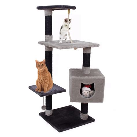 Domestic Delivery Cat Face Toy Playing&Climbing Furniture House Hanging Ball Kitten Training ...