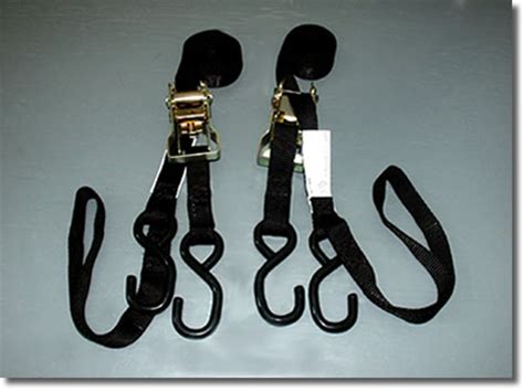 Straps specifically designed for Motorcycle and ATV use.