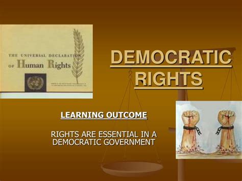 PPT - DEMOCRATIC RIGHTS PowerPoint Presentation, free download - ID:6818569