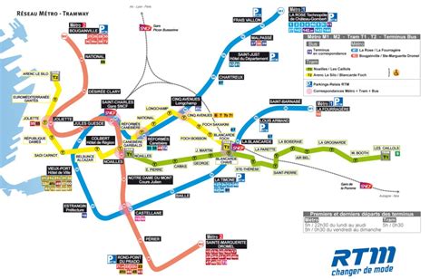 Transit Maps: Official Map: Metro and Tramway, Marseille, France, 2012