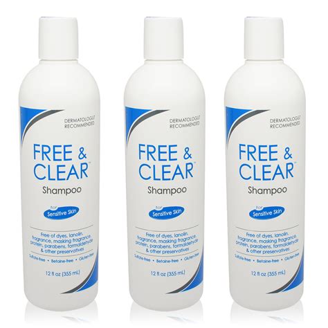 Free & Clear Shampoo 12 Oz (3 Pack) - Walmart.com