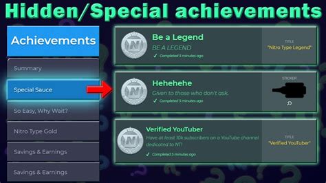 Nitro Type Hidden/Exclusive Achievements - MUST WATCH - YouTube