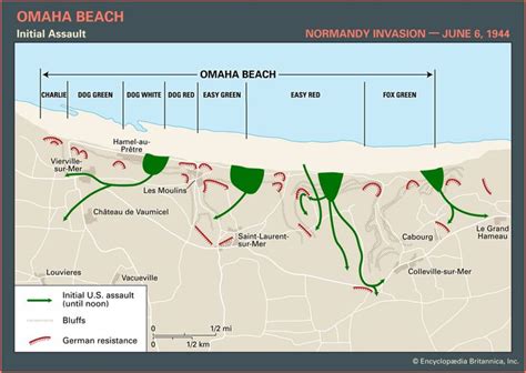 Omaha Beach | Facts, Map, & Normandy Invasion | Britannica