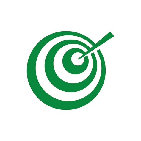 Premium Vector | Archery target logo design vector