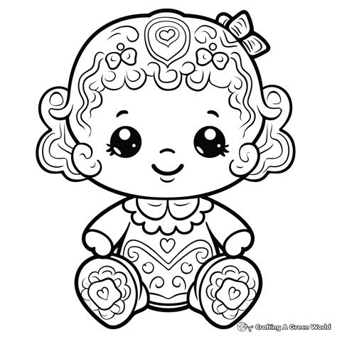 Gingerbread Coloring Pages - Free & Printable!