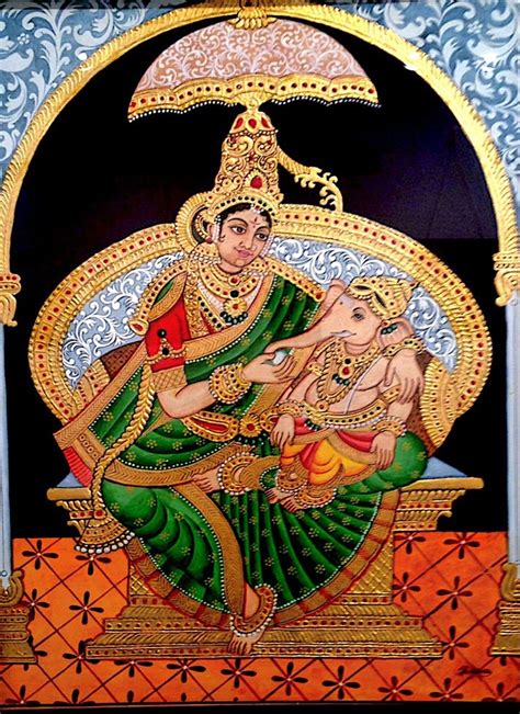 Matte Paper Mysore Traditional Painting, Size: 20*25.5 at Rs 7000/piece ...