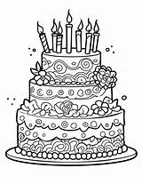 53 Joyous Birthday Cake Coloring Pages Free Printable  Our Mindful Life sketch template