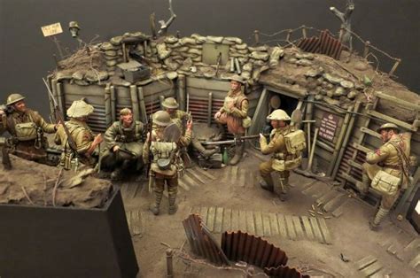 Diorama, Military diorama, Shell shock