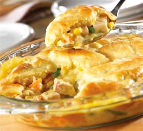 Easy Chicken Pot Pie - Campbell Soup Company | Recipe | Turkey pot pie recipe, Turkey pot pie ...