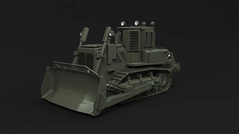 3D Military Armored Bulldozer - TurboSquid 1949790