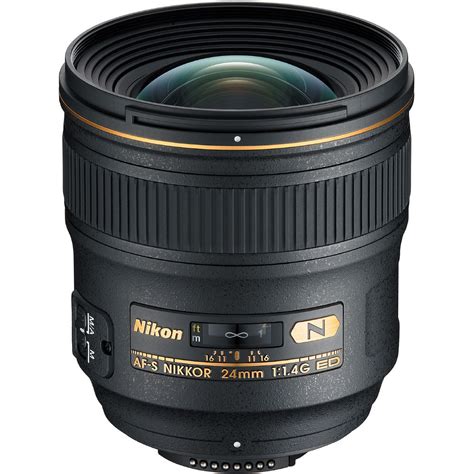 Nikon AF-S NIKKOR 24mm f/1.4G ED Lens 2184 B&H Photo Video