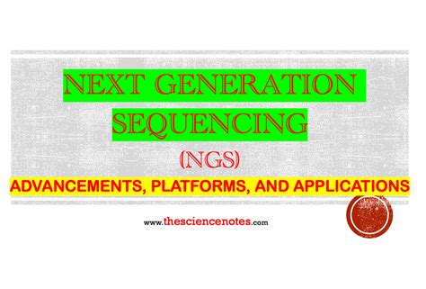 Next Generation Sequencing (NGS) Technology : Advancements, Platforms, and Applications