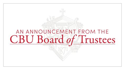 CBU Board of Trustees Announces New Members and Officers - Christian Brothers University