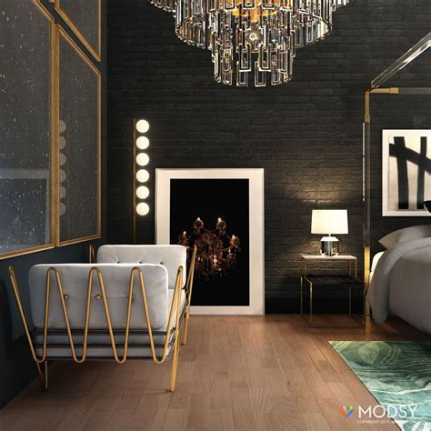 Hollywood Glam Bedroom with an Industrial Twist | 1000 in 2020 | Glam ...