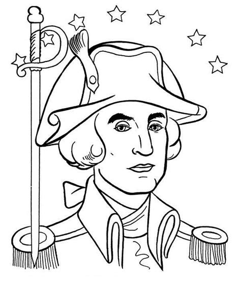 Coloring Pages Of George Washington Coloring Pages