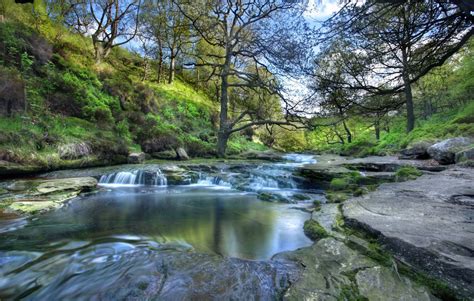 Free Wallpapers peak district national park england national park the peak district river tree ...