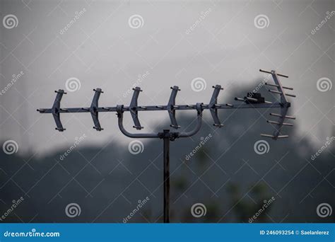 Old Analog Tv Antenna, Analog Tv Antenna Stock Photo - Image of data ...