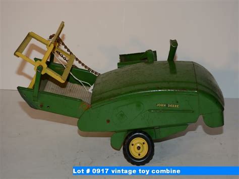 vintage John Deere toy combine