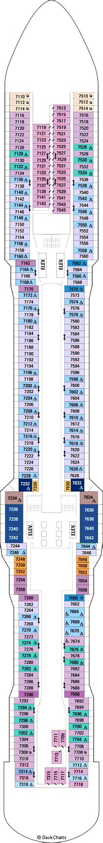 Royal Caribbean Ovation of the Seas Deck Plans, Maps, Ship Layout ...