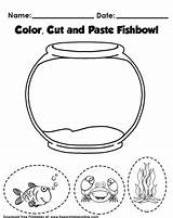 Color Cut And Paste Worksheets sketch template