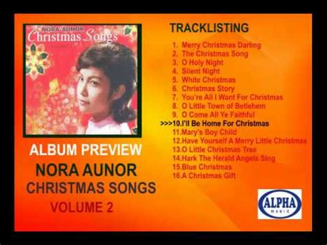 Nora Aunor Christmas Songs Volume 2 Album Preview - YouTube