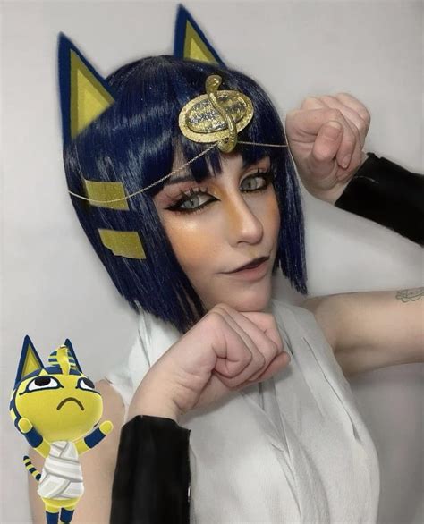 My Ankha makeup cosplay! [self] : r/AnimalCrossing