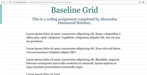 Baseline Grid on Behance