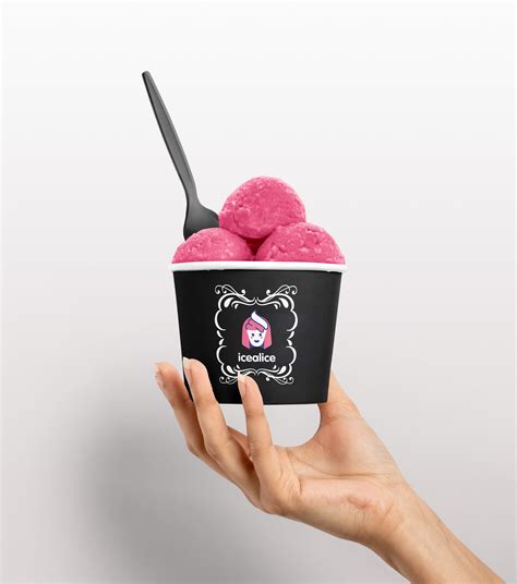 Simply Organic Ice Cream Label Design on Behance