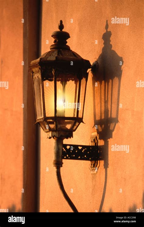 Wrought iron gas lamp hi-res stock photography and images - Alamy