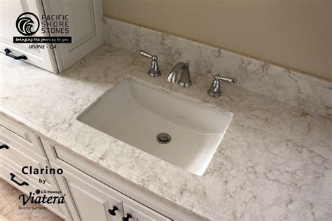 LG Viatera Clarino quartz countertops | Quartz countertops, Countertops, Bathroom vanity tops