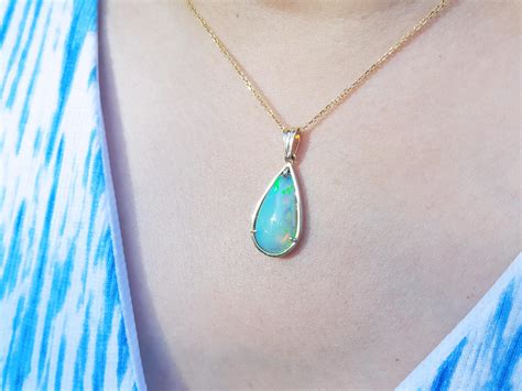 3.70 ct. Ethiopian Opal Pendant Necklace