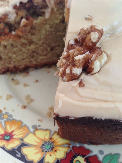 coffee and walnut cake sliced | Coffee and walnut cake, Coffee cake, Walnut cake