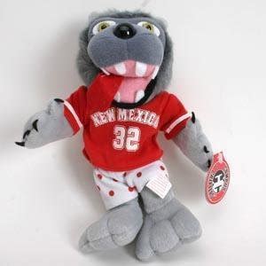 Amazon.com : New Mexico Lobos "louie" Mascot Doll By Campus Critters ...