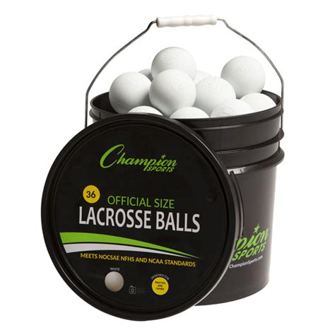 Lacrosse Ball Bucket - White