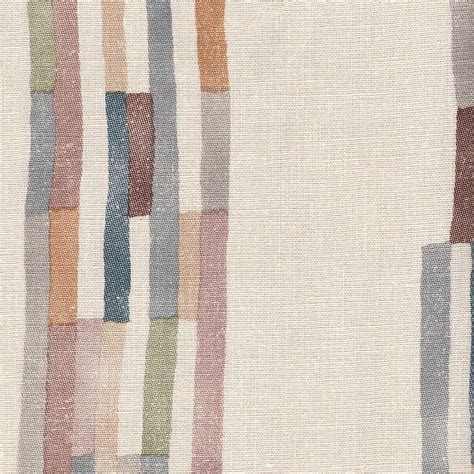 striped linen fabric 'shangri la' by daniel croyle | notonthehighstreet.com