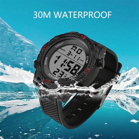 New Men LCD Display Digital Military Watch Luxury Men Digital Military ...