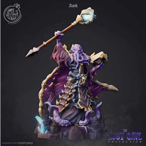 Zuok Mindflayer Resin Miniature Dnd Miniatures Dungeons - Etsy