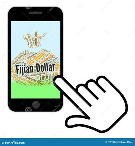 Fijian Dollar Means Forex Trading and Banknotes Stock Illustration ...