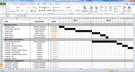 Work plan template | tools4dev