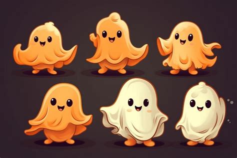 Premium AI Image | cute ghost illustration