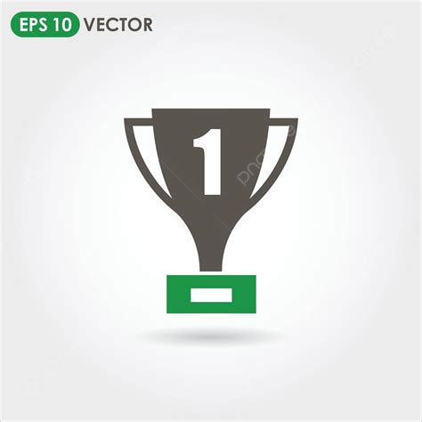 Trophy Cup Single Vector Icon Vector Gold Cup Vector, Vector, Gold, Cup ...