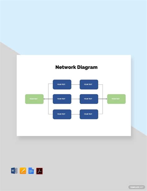 Network Diagram Template - Download in Word, PDF, Apple Pages ...