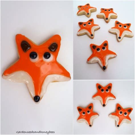 Fox Sugar Cookies - Garden Seeds and Honey Bees